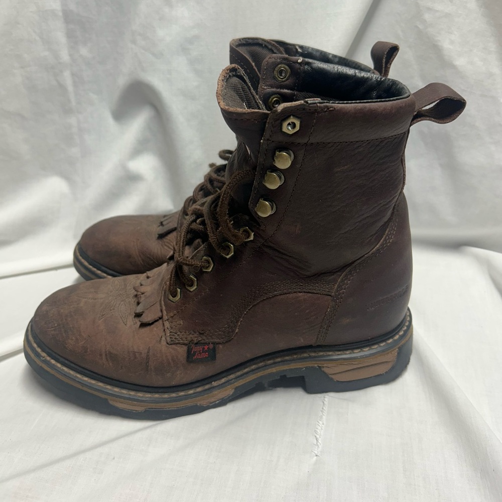 Men's Tony Lama Lace Up Work Boots: HARLINGEN - TW2006 Size 8.5D